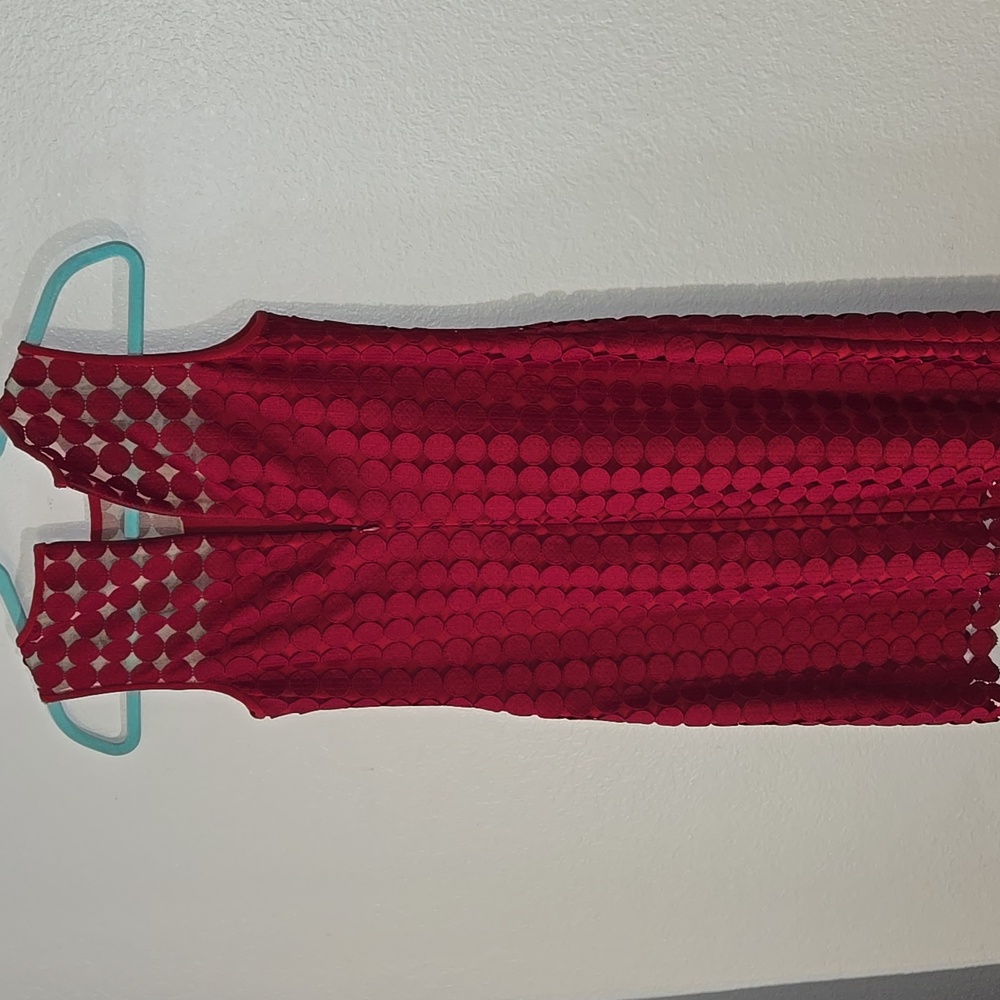 Lauren by Ralph Lauren Casual Red Sheath Dress size 0